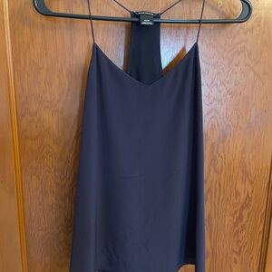 Club Monaco Navy Silk Tank Top